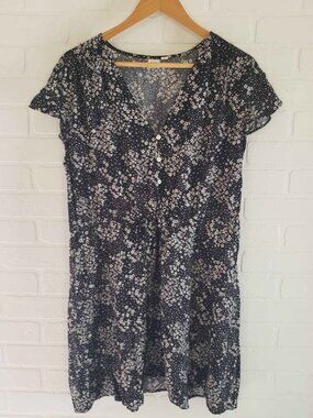 GAP Floral Dress Women's Size Large (12-14)